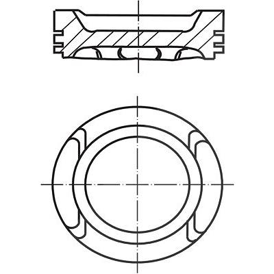Mahle Kolben [Hersteller-Nr. 0306013] für Skoda, VW Image
