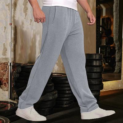 Men's Sweatpants Athletic Pants Pocket Wide Leg Elastic Waistband Pants / Trousers Outdoor Sports Outdoor Athletic Quick Dry Lightweight Soft Marathon Running Workout Tailored Fit Sportswear