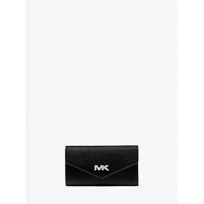 Michael Kors Rivington Leather Key Holder Black One Size