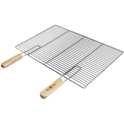 Ecd Germany - Rechteckiger Edelstahl Grillrost mit abnehmbaren Griffen 60 x 40 cm - robust & Image