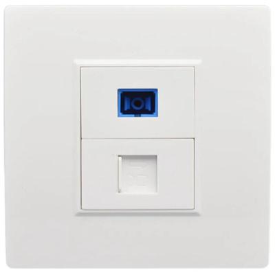 SC-Glasfaserschnittstelle, Wandsteckdose, RJ45-Netzwerkbuchsenfeld, Typ Connecto1 Image