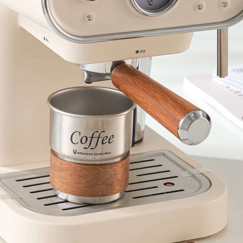 Edelstahl isolierte Tasse Bierkrug mit Deckel 300ml wieder verwendbare Wasser flasche Multifunktions-Kaffeetasse mit Strohhalmen für Camping Image