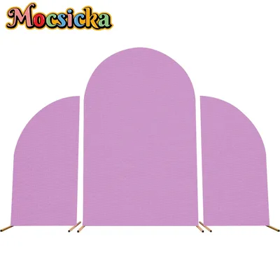 3PCS Set Wedding Arch Photography Background Covers Spandex Backdrop Fabrics Birthday Party