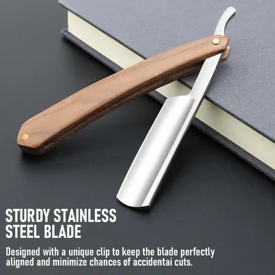 Professional Straight Edge Barber Razor Straight Razors For Men Stainless Steel Folding Shaver Salon