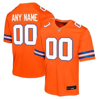 Denver Broncos Nike Mile High Collection 1977 Throwback Trikot - Personalisiert - Jugendliche Image