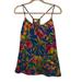 J. Crew Tops | J. Crew As New 100% Silk Bright Tropical Floral Print Tank Camisole Top 2 | Color: Green/Pink | Size: 2