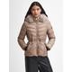 Barbour International Island Padded Jacket - Beige, Beige, Size 6, Women