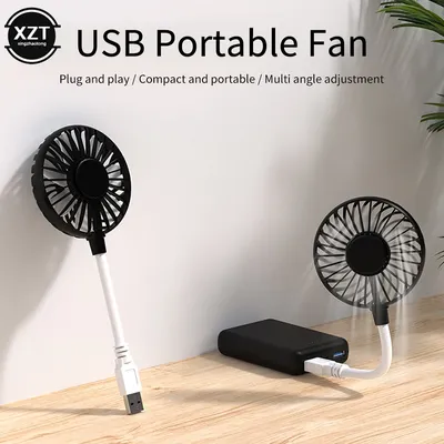 Small Fan Plug And Play Creative Mini Usb Fan Portable Student Dormitory Cooling For Power Bank Laptop Pc Ac Charger Office