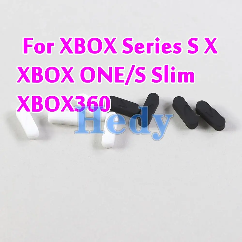 2sets Replacement For XBOX ONE/S Slim Rubber Feet Black White For XBOX360 Housing Case Rubber With Glue For XBOX Series S X