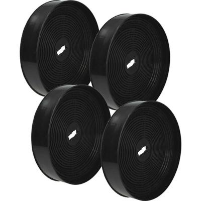 vhbw 4x Aktivkohlefilter kompatibel mit Oranier Lito 90 S, Lito 75 S, Meba 60 S, Lito 90 W, Meba 60 Image