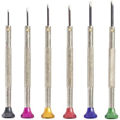 TOOLCRAFT 12-delig Uhrmacher-Schraubendreher-Satz 12teilig Klingenbreite: 0.8 mm, 1 mm, 1.2 mm, 1.4 Image