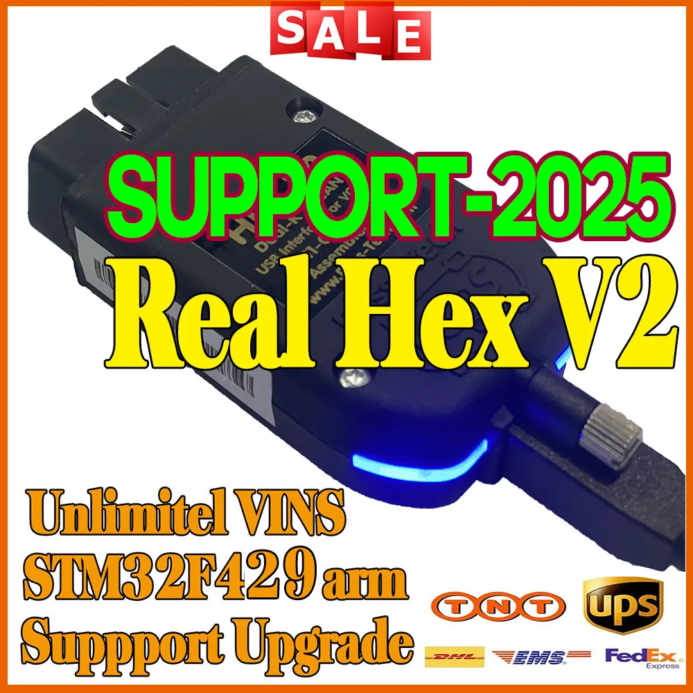 2026 NEUESTE echte HEX-V2 UPDATE V25.3 VAG HEX V2 USB-Schnittstelle Vag Com Diagnose-Codierungsfunktion Unbegrenztes mehrsprachiges VCDS-WERKZEUG Image