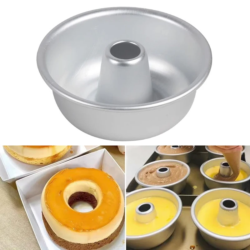 1pc Aluminium Ring Kuchen form zum Backen von kleinen/Lager/Riesen Donut Antihaft Savarin Schimmel Pfanne Image