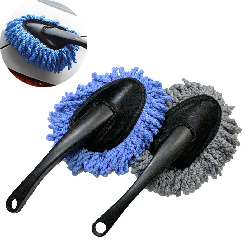 1/2Pcs Auto Reinigung Werkzeuge Auto Staub Mopp Mikrofaser Waschen Pinsel Abstauben Werkzeug Duster Hause Sauber Staub Entfernung auto Waschen Pinsel Image