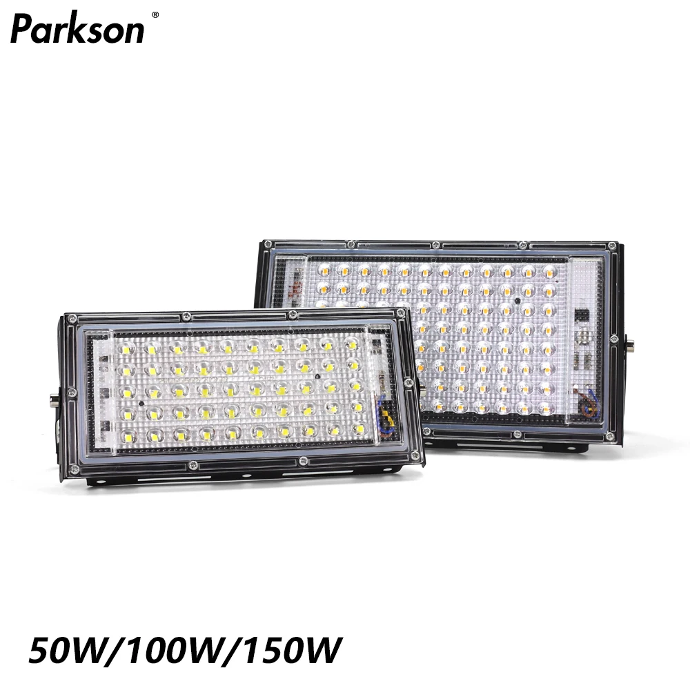 LED Flutlicht 50W 150W 220 W IP65 wasserdicht AC V Outdoor Flutlicht Scheinwerfer LED Reflektor Straßen laterne Landschafts beleuchtung