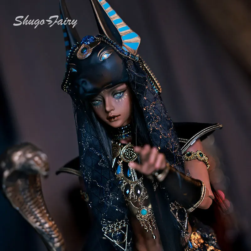 ShugaFairy Anubis 1/4 Bjd Puppen Fantasy Antikes Ägypten Geheimnisvoller Kampfstil Hundeschutz Hochwertige Puppen mit Kugelgelenk Geschenke Image
