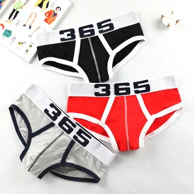 Neue Sexy Männer Unterwäsche Slips Baumwolle Höschen Mode Atmungsaktiv U Konvexen Beutel Niedrigen Taille Unterhose Cuecas Calzoncillos M-XXXL Image