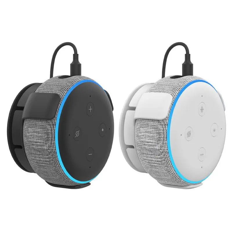 Supporto per supporto da parete per altoparlante per Amazon Alexa Echo Dot supporto per cassa cassa per interni di terza generazione per Echo Dot 3 con viti