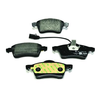 HELLA Bremsbelagsatz, Scheibenbremse vorne rechts links für SKODA VW SEAT AUDI 7D0698151F 7D0698151D 8DB 355 008-931