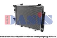 AKS DASIS Kühler, Motorkühlung 120810N für MERCEDES-BENZ 2025004203 A2025004203 Image