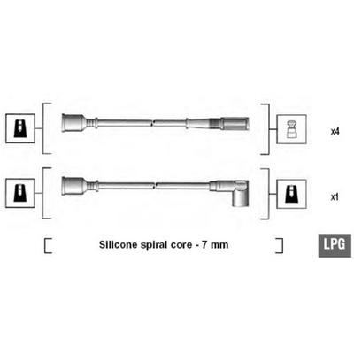 MAGNETI MARELLI Zündleitungssatz Ø7mm 7mm für LANCIA 7598155 7640245 941105080635