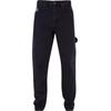 Bequeme Jeans KARL KANI "Karl Kani Herren KK Retro Tapered Workwear Denim", Herren, Gr. 38, Normalgrößen, schwarz (vintage schwarz), 100% Baumwolle, unifarben, casual, normal, Jeans