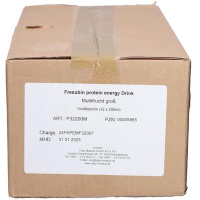 Fresubin Protein Energy Drink Multifrucht Tr.Fl. 8x4x200 ml Flüssigkeit Image