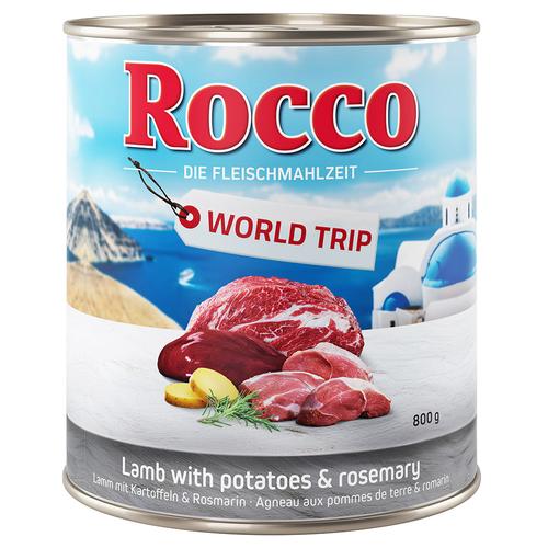 24 x 800g oder 24 x 800g World Trip Griechenland Rocco Hundefutter nass