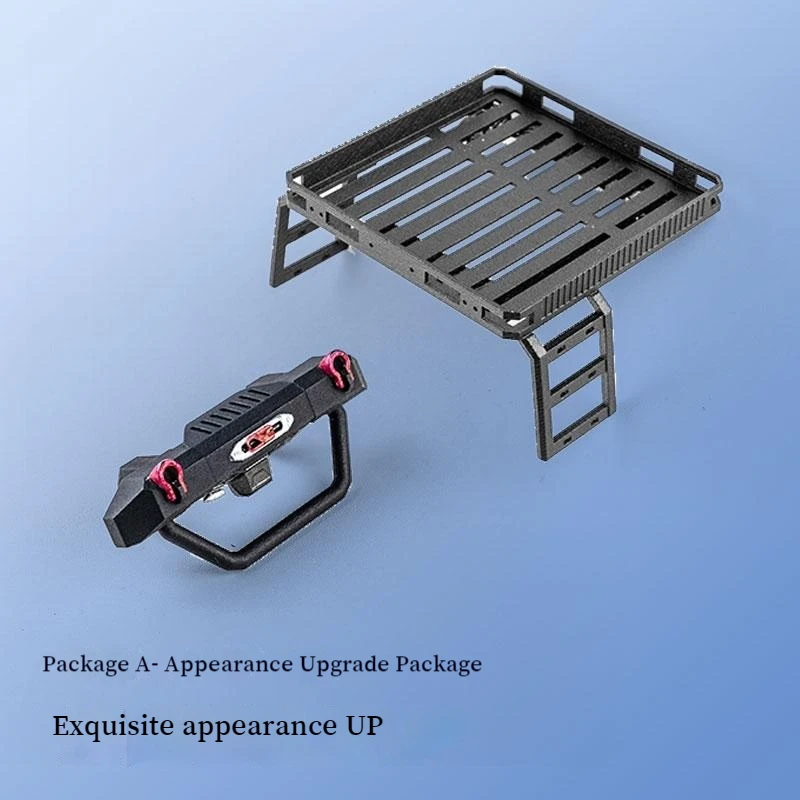 FMS EAZYRC 1:18 Thunder Storm Neue Simulation Wrangler Rc Auto Frontstoßstange Dachträger Metallnabe Antriebsbaugruppe Upgrade Kit