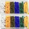 232PCS Ancoraggi per cartongesso e pareti a costine autoperforanti in plastica con kit di viti Colonna per tubi con bullone di espansione per ancoraggio con spina a muro