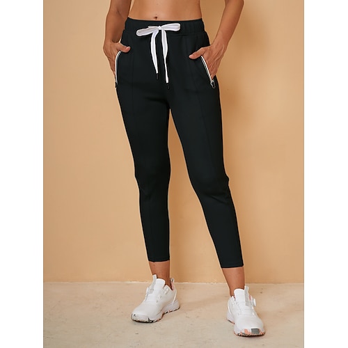 Damen Golf-Jogger Dunkelgrau Waldgrün Violett Unterteile Damen-Golfkleidung, Kleidung, Outfits, Kleidung Image