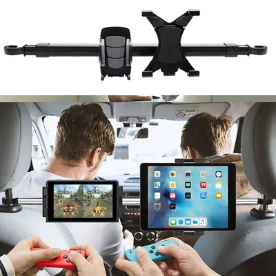 Car Tablet Phone Holder Stand Bracket 2 in 1 Car Truck Back Seat Headrest Phone Mount Holder for