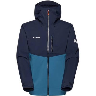 MAMMUT Herren Funktionsjacke Alto Guide HS Hooded Jacket Men, Größe L in Blau