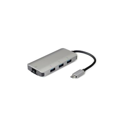 ROLINE USB Typ C zu Gigabit Ethernet Konverter + Hub 3x