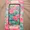 Lilly Pulitzer Cell Phones & Accessories | Lilly Pulitzer Mobile Charger 3000mah Power Bank In "Totally Blossom"-Euc | Color: Blue/Pink | Size: Os