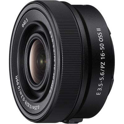 SONY Zoomobjektiv "E PZ 16-50mm F3.5-5.6 OSS II" Objektive schwarz