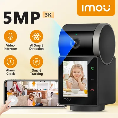 IMOU Rex VT 5MP Indoor Wifi PTZ Security Camera One-touch Video Call AI Human & Pet Detection Two Way Audio Baby Monitor