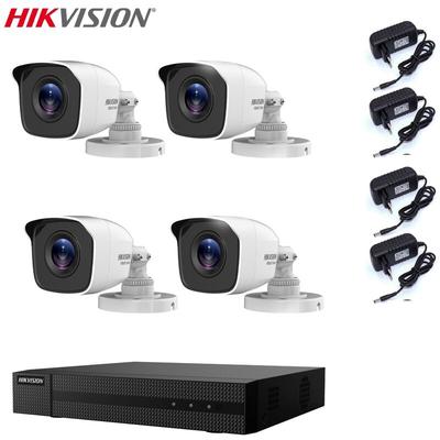 Hikvision - videoüberwachungsset 4 kameras 4 mpx dvr 4 kanäle