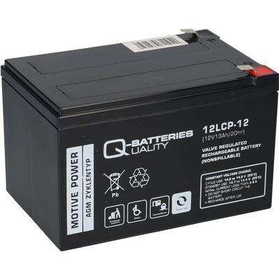 Quality Batteries - Akku kompatibel Rasenroboter 24V 2x 12LCP-12 12V-13Ah agm Blei Vlies Image