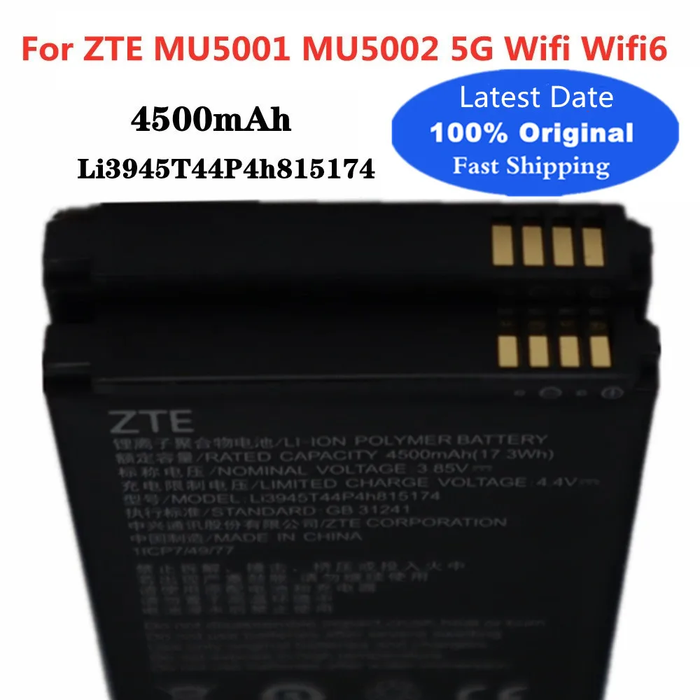 Li3945T44P4h 815174 Hohe Qualität Original Batterie Für ZTE MU5001 MU5002 5G Wifi Wifi6 Tragbare Wireless Router Batterie Bateria Image
