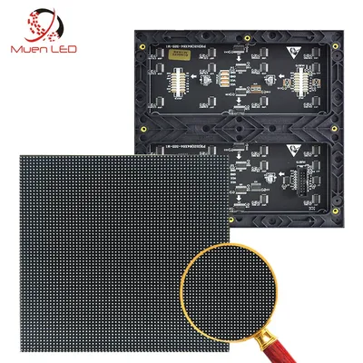 P3 64x64 dots Indoor LED Display Module Muen SMD 1 / 32 Scan 192x192mm for LED screen accessories with power cable