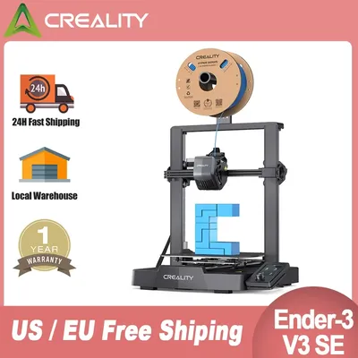 Creality Ender-3 V3 SE 3D Printer Worry-free Auto Leveling Sprite Extruder Dual Z-axis PC Spring