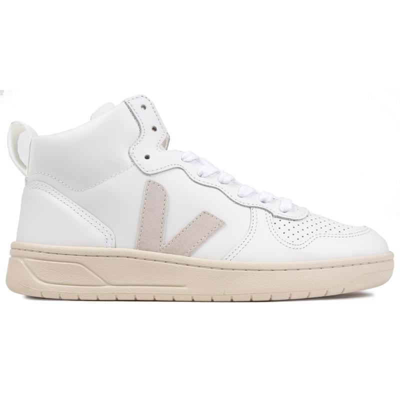 V-15 Turnschuhe - Veja - Weiß/Beige - Leder