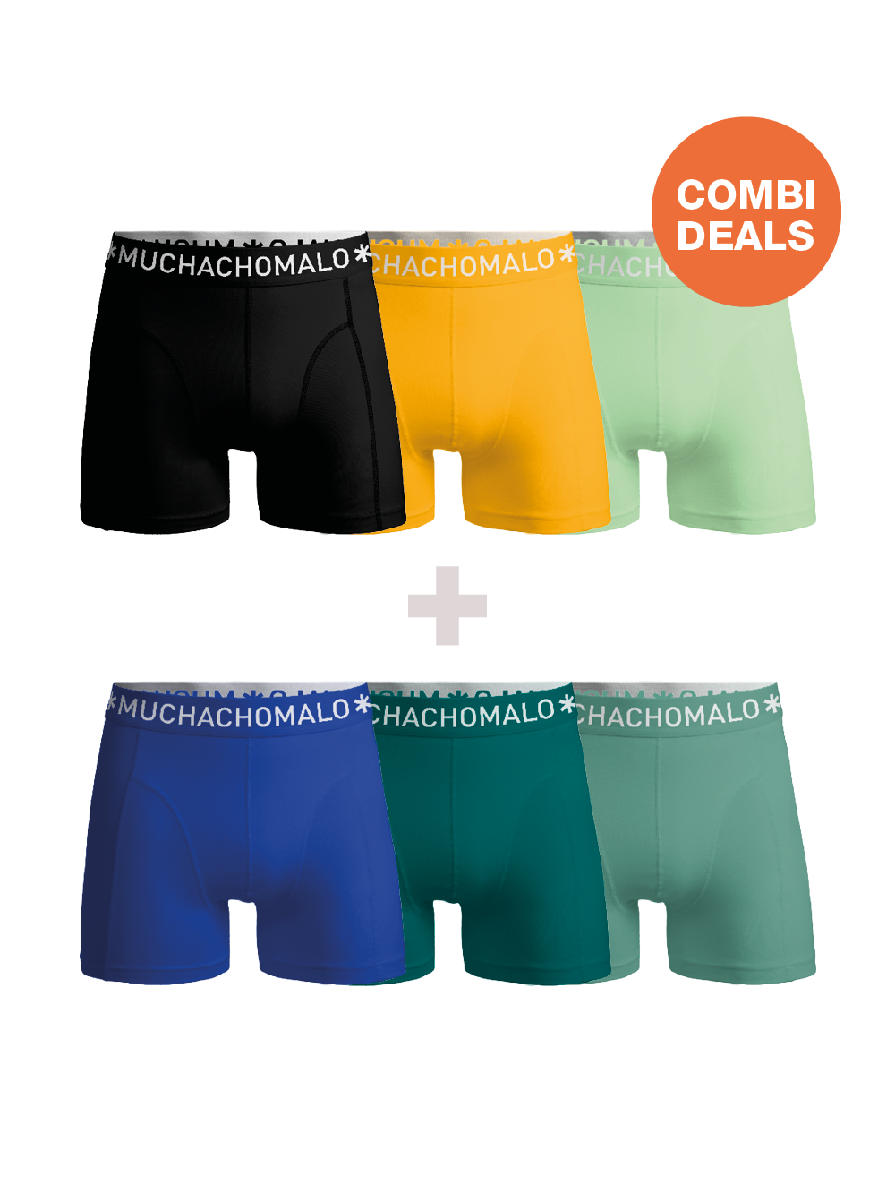 Muchachomalo Herren Boxershorts – 3+3 Stück – Herren Unterhosen Image