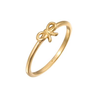 Elli PREMIUM Schmetterling 375 Gelbgold Trendig Minimal Party 58 Damen Image
