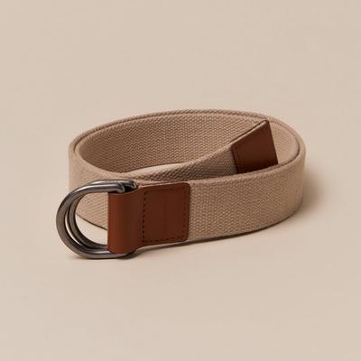 Lucky Brand Men's Solid Webbing Belt - Men's Accessories Belts in Canvas Tan, Size 34