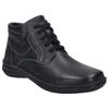Winterboots JOSEF SEIBEL "New Anvers 35", Herren, Gr. 43, schwarz, Leder, casual, Schuhe, Winterstiefel, Schnürstiefel, Boots in Weite K (extraweit)