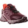 Laufschuh SALOMON "SUPERCROSS 4 GORE-TEX W", Gr. 38,5, lila (tawny port), Textil, sportlich, Schuhe, wasserdicht