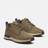 Schnürboots TIMBERLAND "M Seneca Bay LOW LACE UP SNEAKER DA", Gr. 41, grün (olive nubuck), Leder, Synthetik, sportlich, Schuhe, Winterstiefel, Schnürstiefel, Winterschuhe