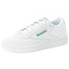 Sneaker REEBOK CLASSIC "CLUB C", Gr. 37, weiß (weiß, glegrn, vecblu), Synthetik, sportlich, Schuhe